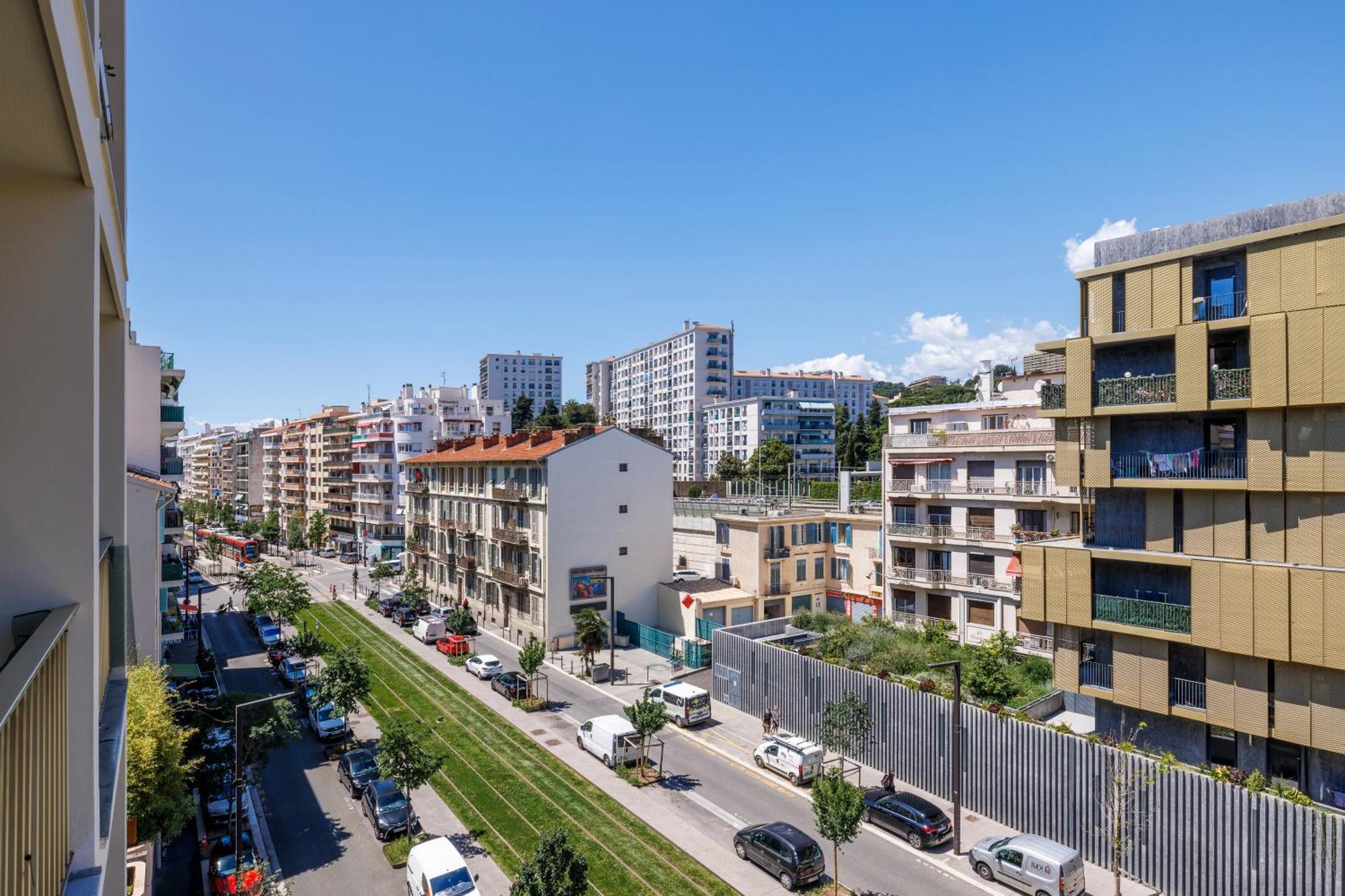 Elegant Studio Avec Terrasse Proche Mer Tramway Nizza Kültér fotó